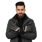 Men's Gloves, गहरा ग्रे, small