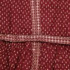 Girls' Deep Maroon Printed Fusion Set, मरून, small image number null