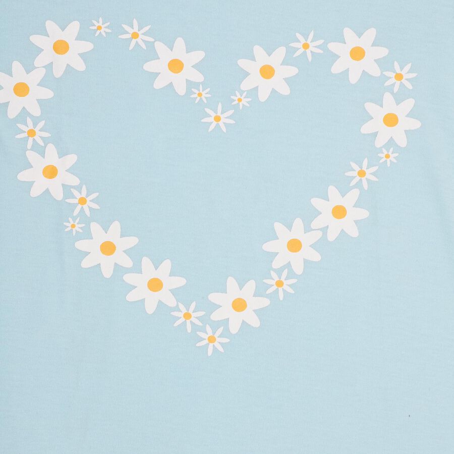 Girls' T-Shirt , एक्वा, large image number null