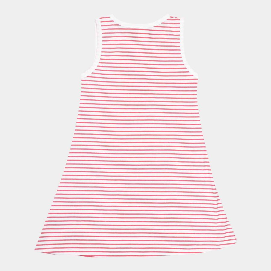 Printed Frock, Red, large image number null