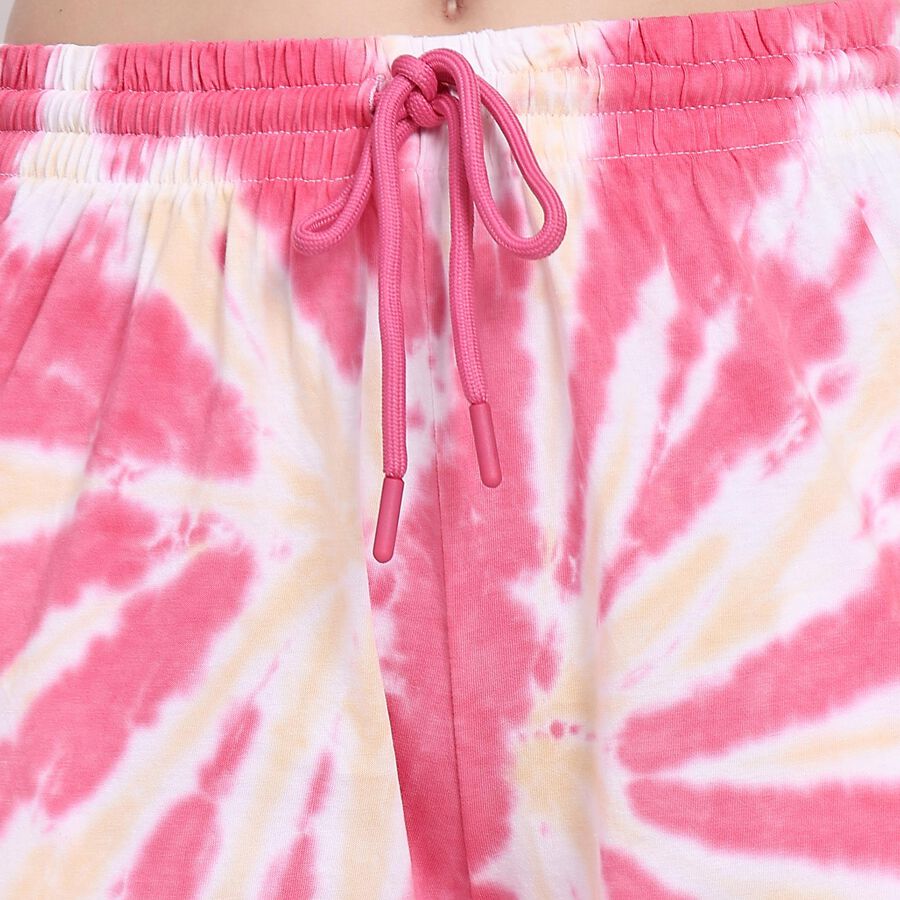 Ladies' 100% Cotton Track Pants , रानी (फ्यूशिया), large image number null