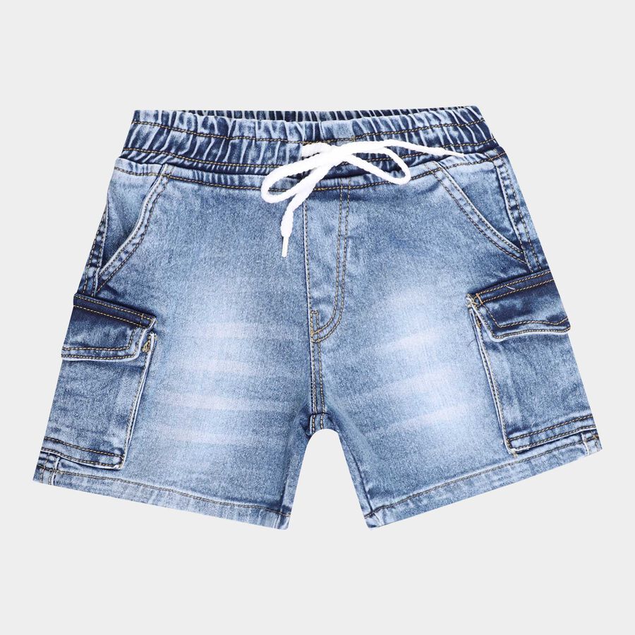 Boys Solid Bermuda, Light Blue, large image number null