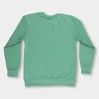 Boys Muted Sage Green Crew Neck Casual Sweatshirt, Dark Green, small image number null