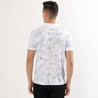 Men's White Cotton Polo Collar Casual T-Shirt , White, small image number null