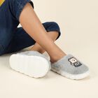Boys' Grey Slip-On House Slippers, Grey, small