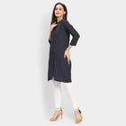 Ladies' Kurta, Navy Blue, small image number null