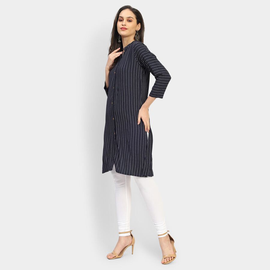Ladies' Kurta, Navy Blue, large image number null