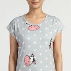 Women's Light Blue Minimalist Nighty, Light Blue, small