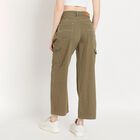 Ladies' 100% Cotton Jeans, Olive, small image number null
