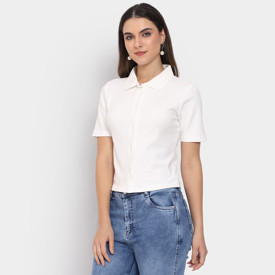 Ladies' Shirt , सफ़ेद, large image number null