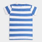 Boys' 100% Cotton Half Sleeves T-Shirt, Light Blue, small image number null