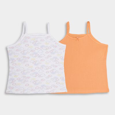 Girls' 100% Cotton Vest 