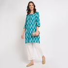Ladies' Kurta, Dark Green, small image number null