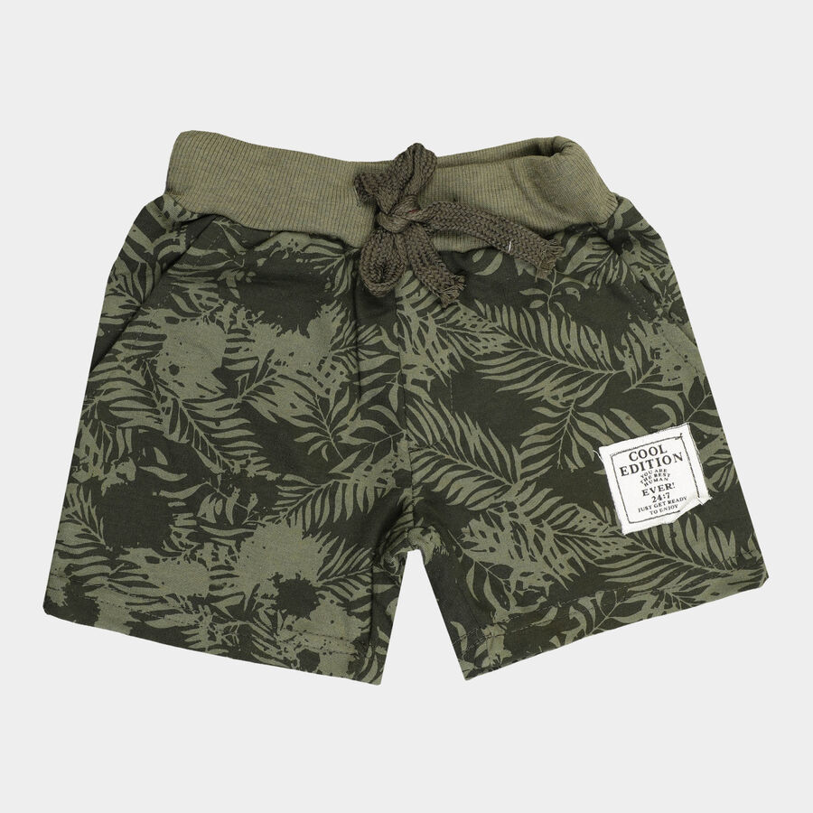 Boys All Over Print Bermuda, Olive, large image number null