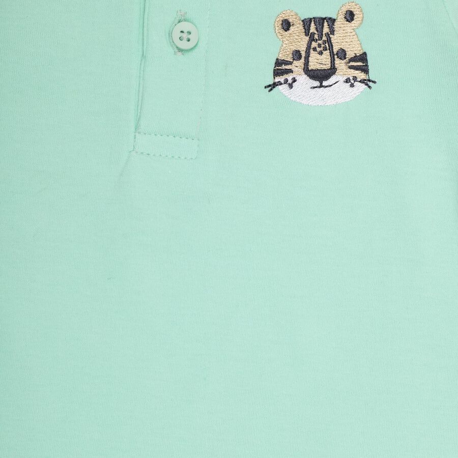 Infants' 100% Cotton Baba Suit, Light Green, large image number null