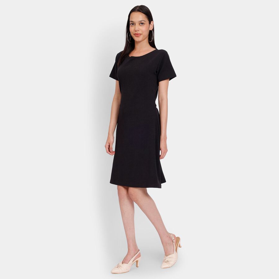 Ladies' Dress, काला, large image number null