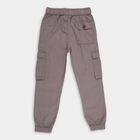 Boys' Cotton Trousers, Dark Grey, small image number null