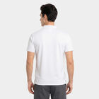 Men's White Crew Neck Regular Drifit T-Shirt, White, small