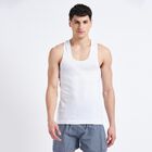 Men's Cotton Vest, White, small image number null