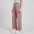 Women's Pink Wide Leg Track Pants, Light Pink, small