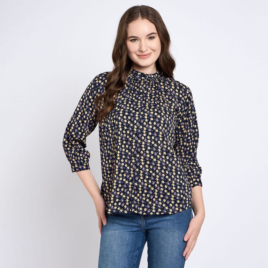 Ladies' Shirt, Navy Blue, large image number null