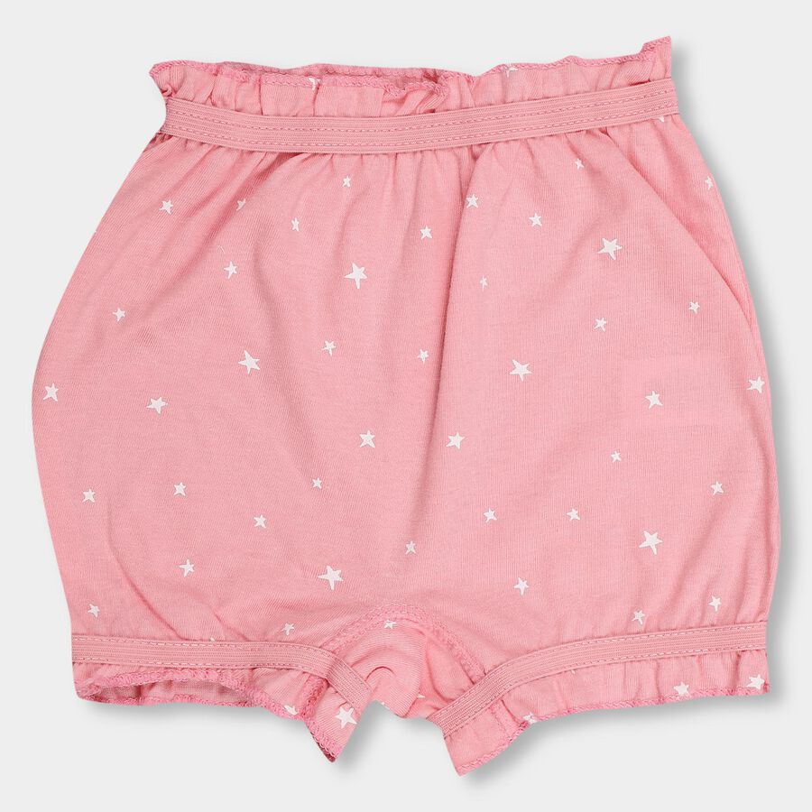 Girls' 100% Cotton Basic Bloomer, Pink, large image number null
