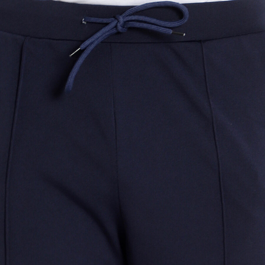 Cut & Sew Track Pants, Navy Blue, large image number null