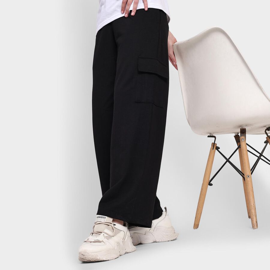 Ladies' Track Pants, Black, large image number null