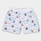 Infants' 100% Cotton Half Pant, Navy Blue, small image number null
