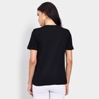 Ladies' Round Neck T-Shirt , Black, small image number null