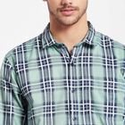 Checks Casual Shirt, हल्का हरा, small image number null