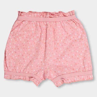 Girls' 100% Cotton Basic Bloomer 