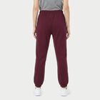 Women's Purple Jogger Fit Solid Track Pants, Purple, small