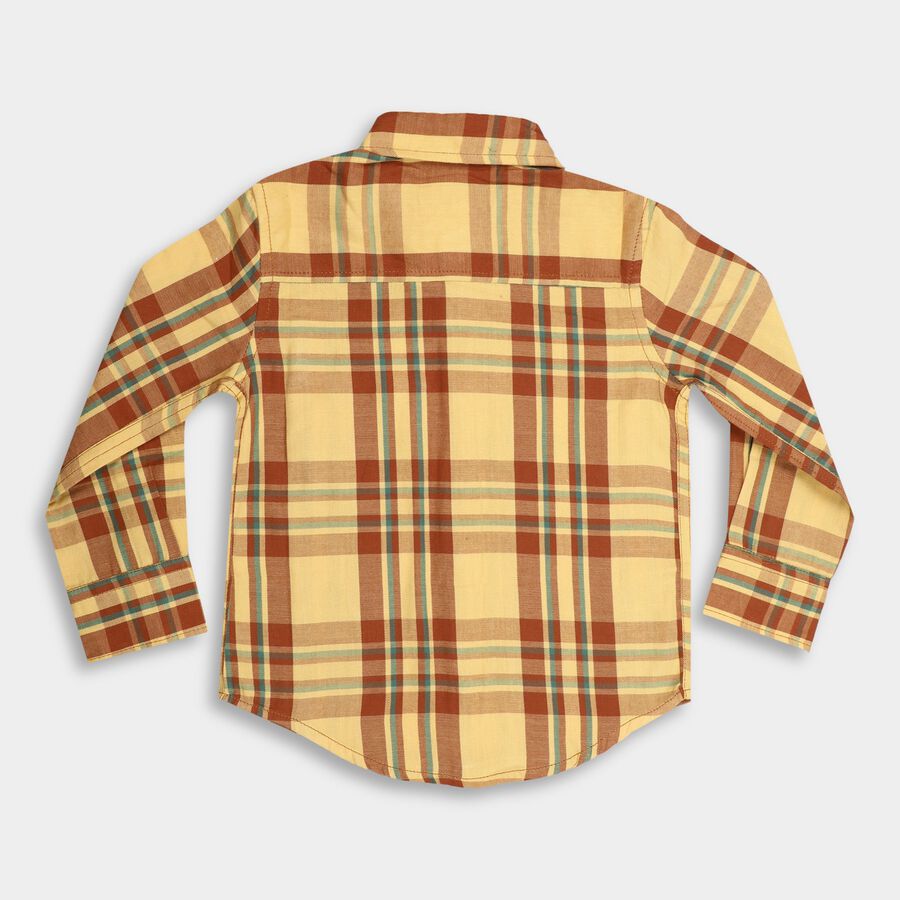 Boy's Cotton Casual Shirt, Mustard, large image number null