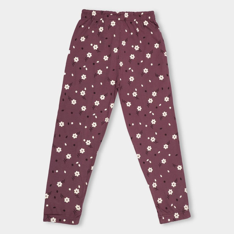 Girls' Pyjama, Brown, large image number null