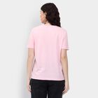Ladies' Round Neck T-Shirt , गुलाबी, small image number null