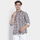 Men's 100% Cotton Casual Shirt , Brown, small image number null