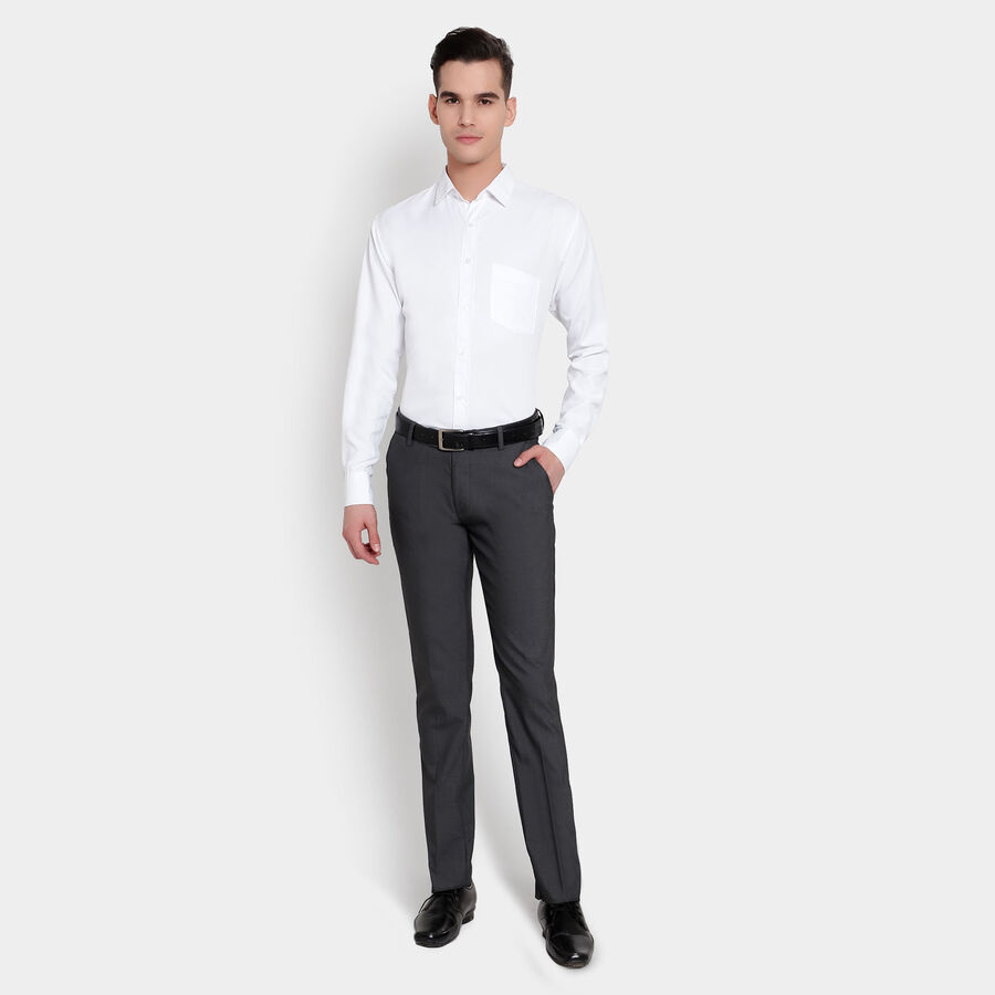 Solid Formal Shirt, White, large image number null