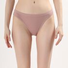 Ladies' 100% Cotton Panty , Brown, small image number null
