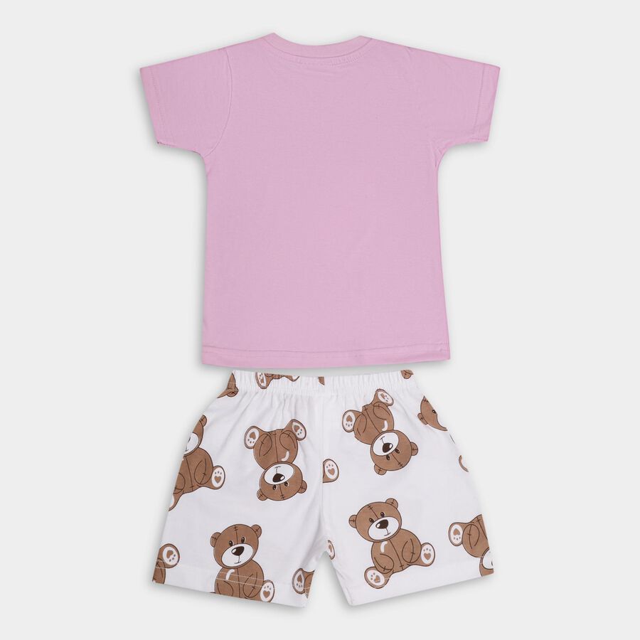 Infant Boys' 100% Cotton Baba Suit, Lilac, large image number null