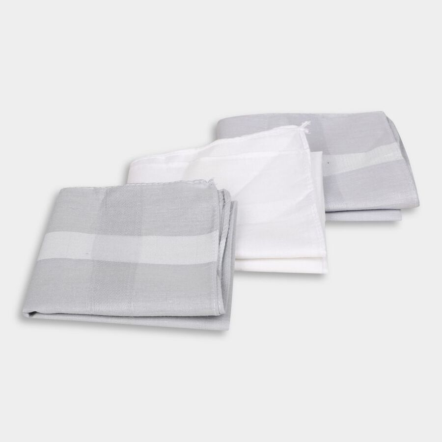 Men's Hanky, Dark Grey, large