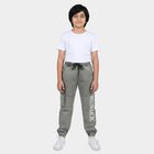 Boys' Olive Green Jogger Fit Cargo Printed Jeans, Olive, small