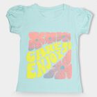 Girls' 100% Cotton T-Shirt , Aqua, small image number null