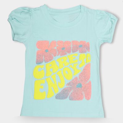 Girls' 100% Cotton T-Shirt 