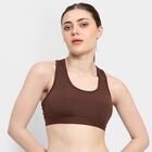 Ladies' Sports Bra , भूरा, small image number null