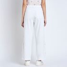 Ladies' 100% Cotton Trousers , White, small image number null