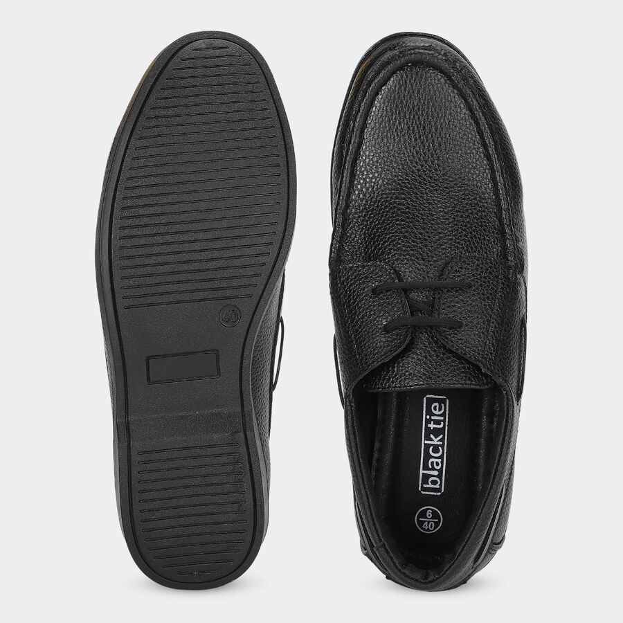 Men's Formal Shoes, काला, large