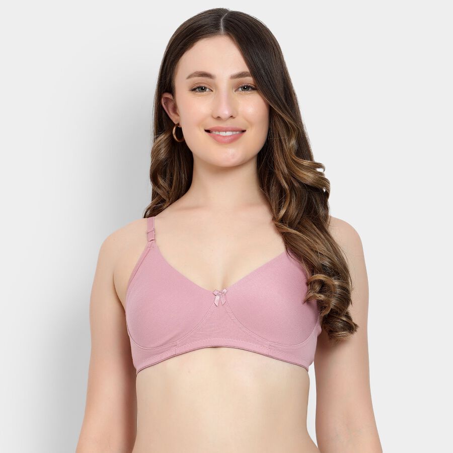 Ladies' Non-Padded Bra, Light Pink, large image number null
