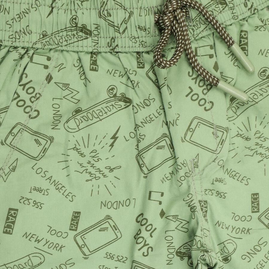 Boys' 100% Cotton Jamaicans , Light Green, large image number null