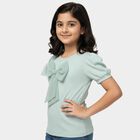 Girls' T-Shirt, हल्का हरा, small